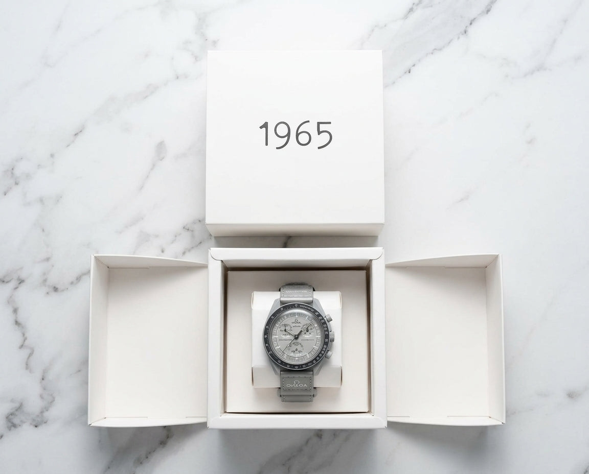 Omega x Swatch — Bioceramic MoonSwatch "Mission to the Moon" (SO33M100)