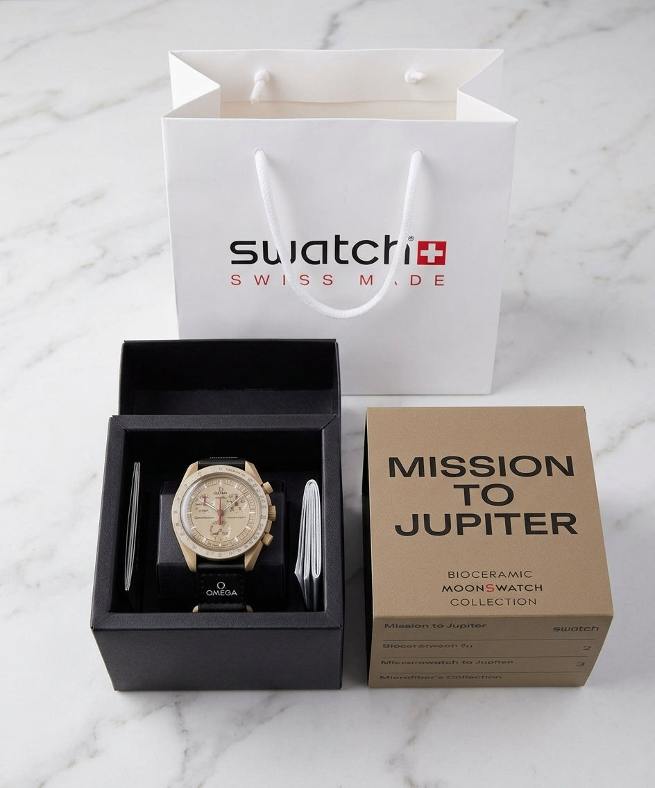 Omega x Swatch — Bioceramic MoonSwatch "Mission to Jupiter" (SO33C100)