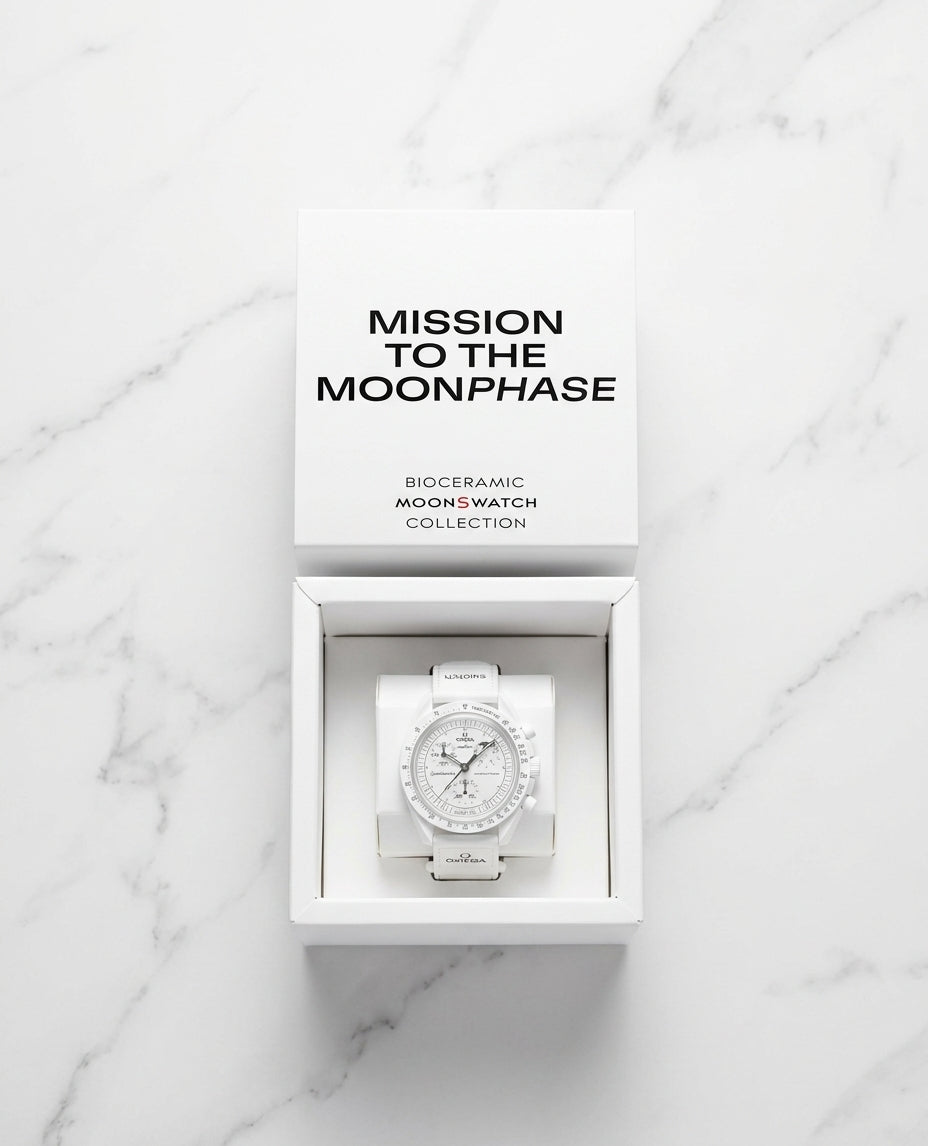 Omega x Swatch — Bioceramic MoonSwatch "Mission to the Moonphase - Full Moon" (SO33W100)