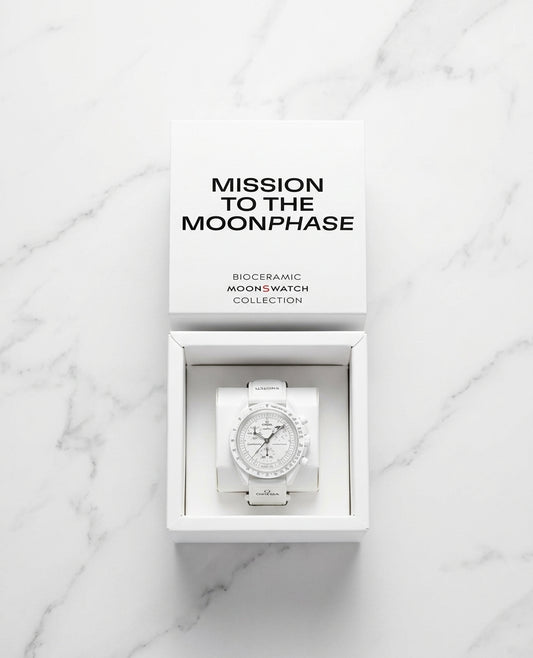 Omega x Swatch — Bioceramic MoonSwatch "Mission to the Moonphase - Full Moon" (SO33W100)