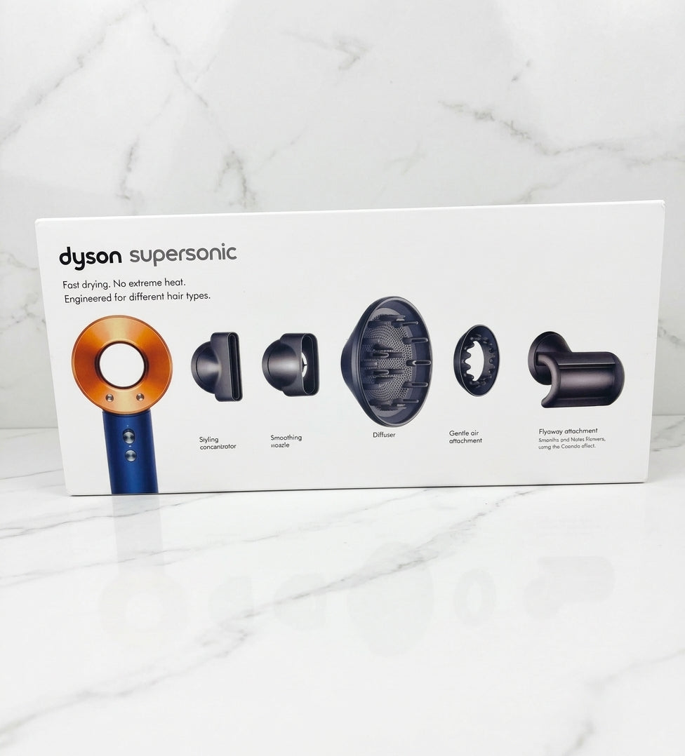 Dyson — Supersonic™ Hair Dryer (Blu / Oro)