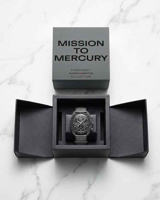 Omega x Swatch — Bioceramic MoonSwatch "Mission to Mercury" (SO33A100)