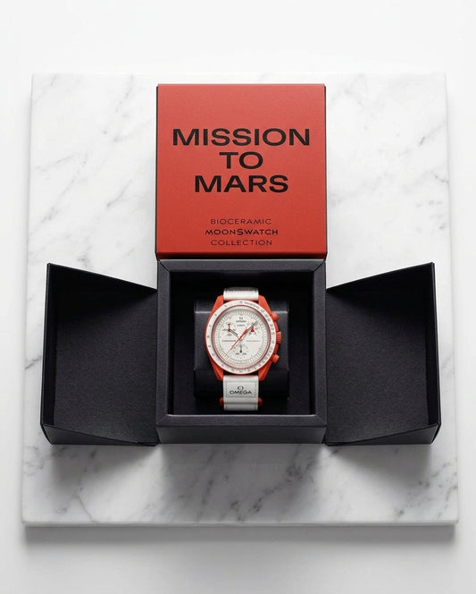 Omega x Swatch — Bioceramic MoonSwatch "Mission to Mars" (SO33R100)