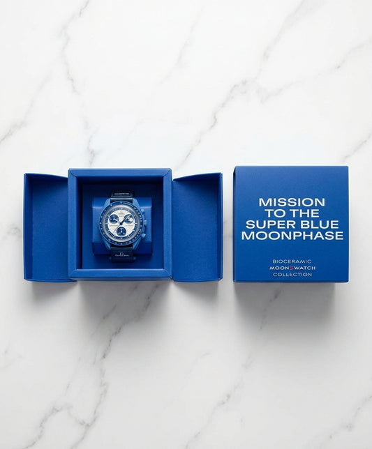 Omega x Swatch — Bioceramic MoonSwatch "Mission to the Super Blue Moonphase" (SO33N101)